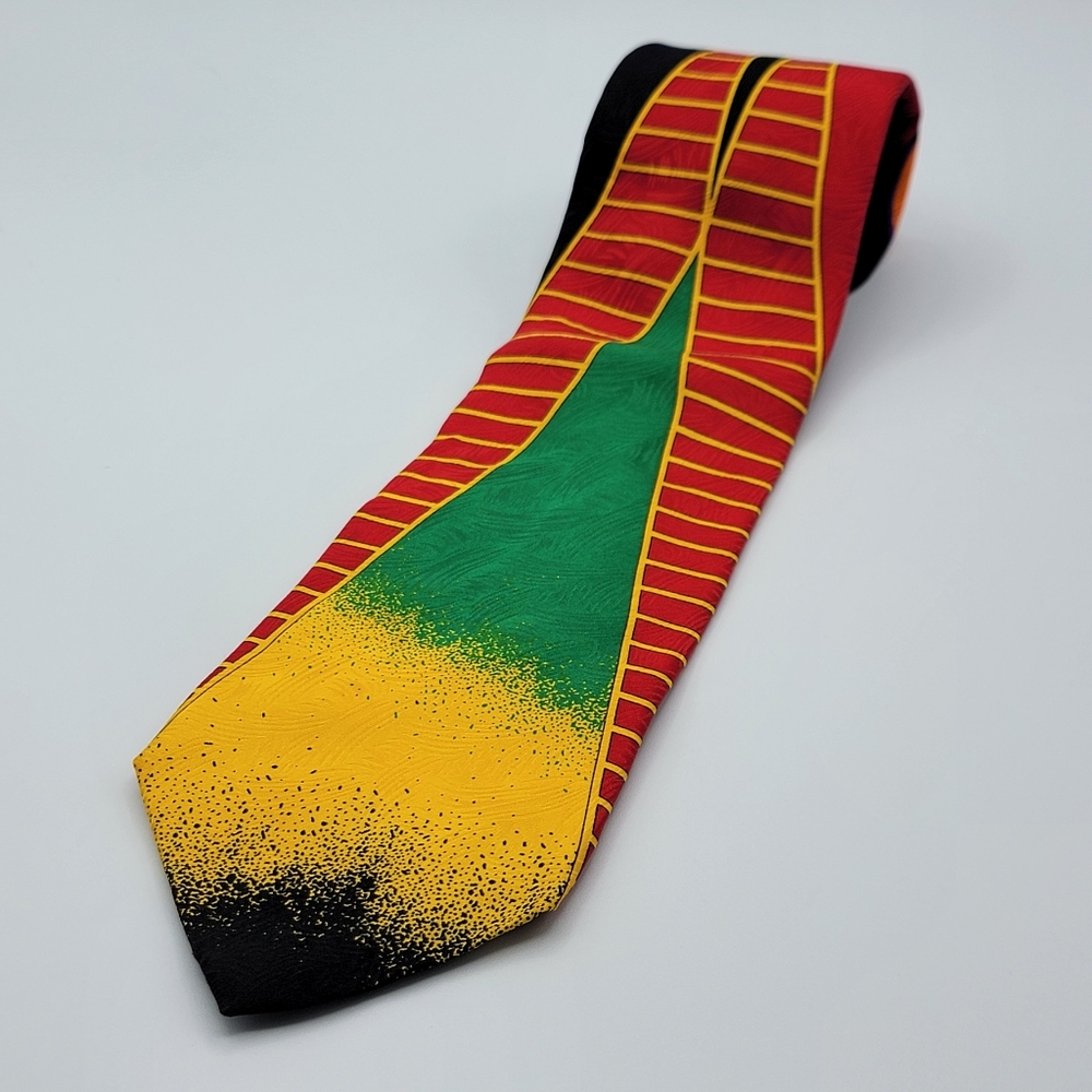 Rush Limbaugh No‎ Boundraries Collection Bold and Vibrant Silk Necktie Tie